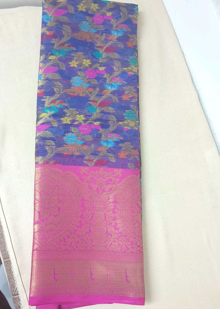 Elegant Floral Saree