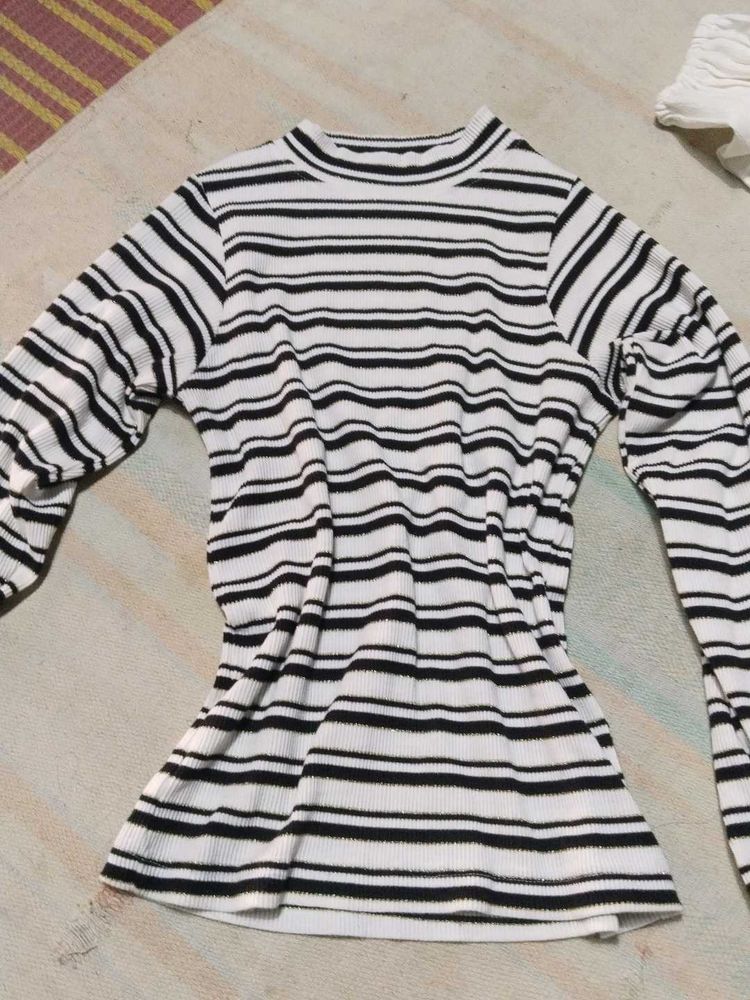 Striped Long Sleeve Top