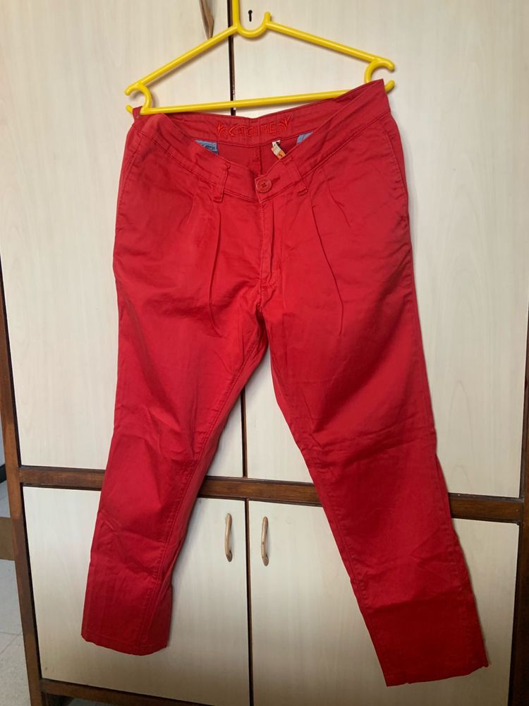Red Trouser For Women