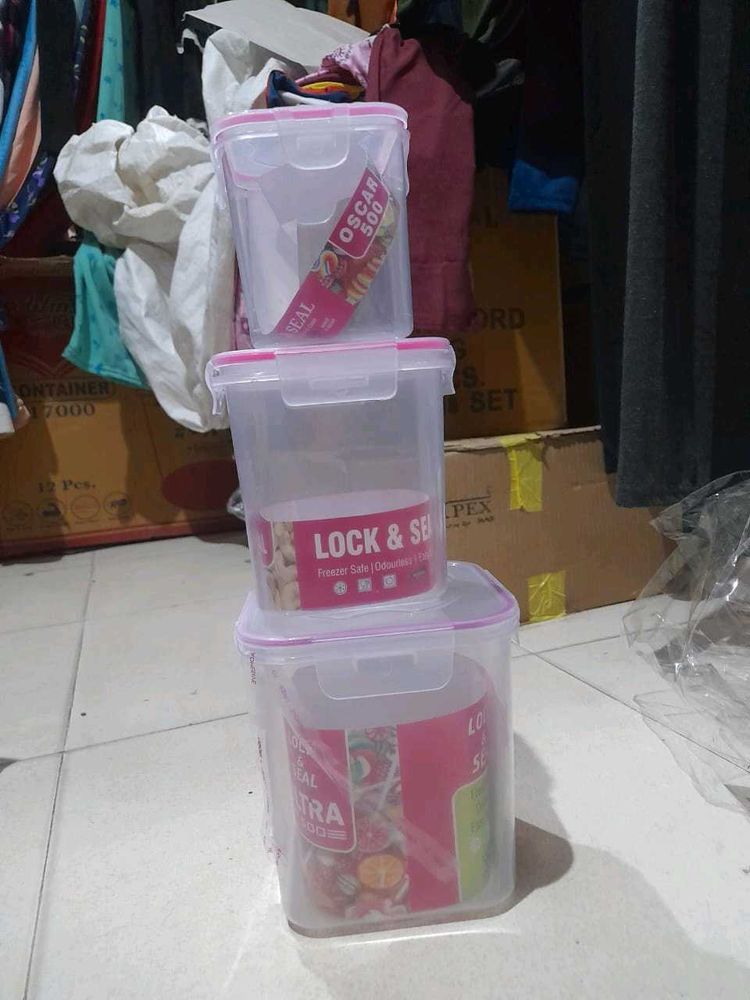 Food Storage Containers (Set of 3)