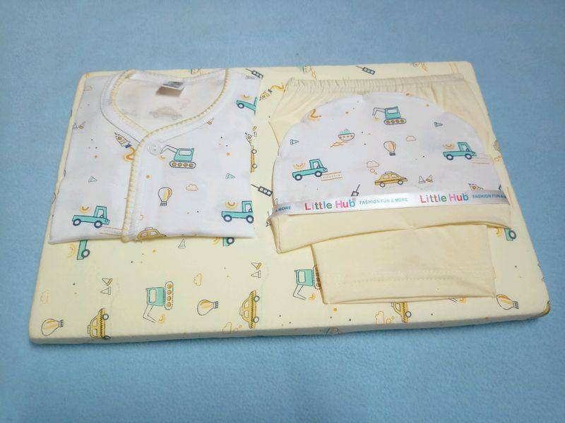 New Born Baby Full Dress Set