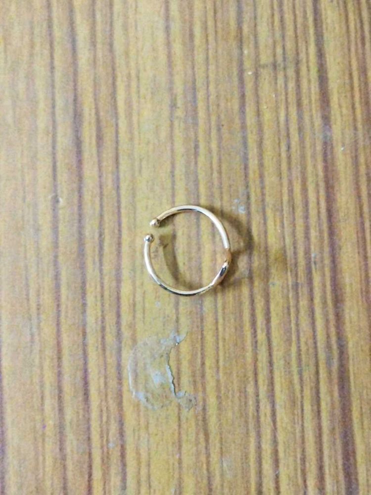 Diva Jeweller Heart Ring Adjustable Gold