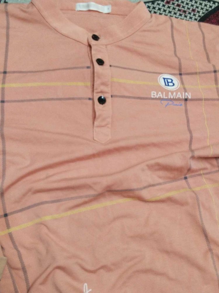 Balman Paris Plaid Button-Up Shirt