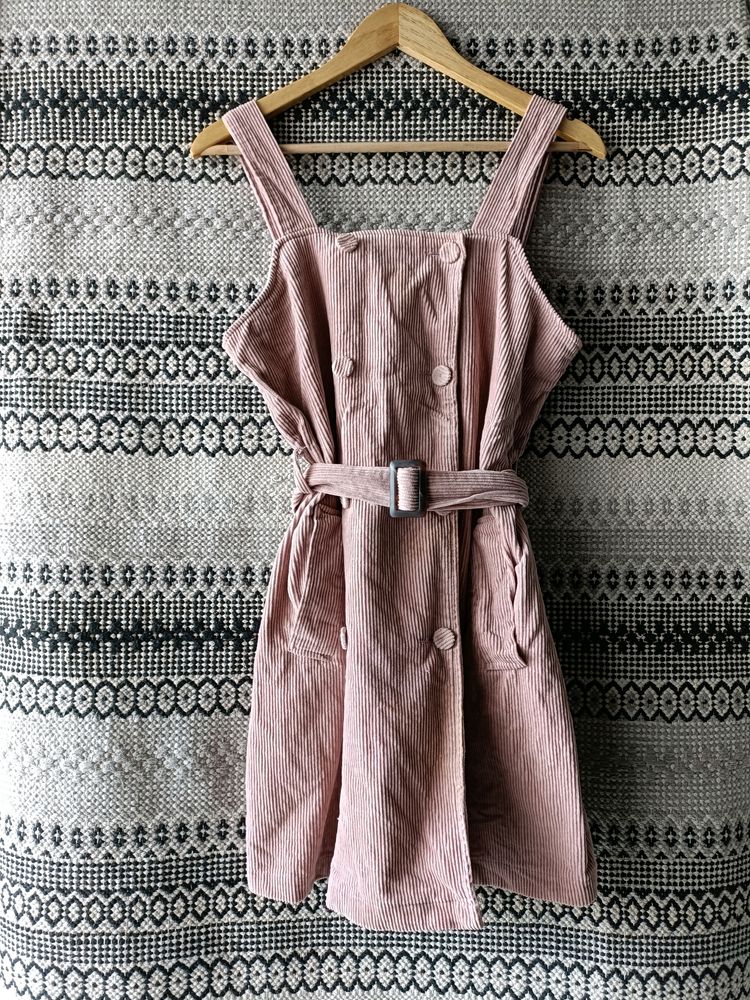 Pink Cordorouy Dress