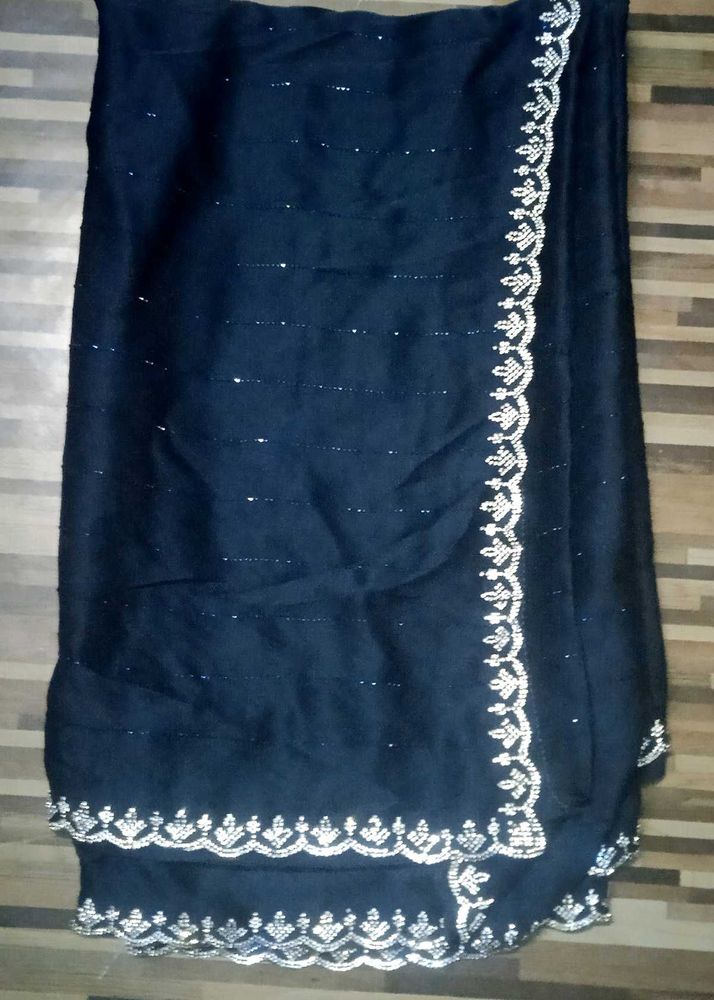 Elegant Black Saree