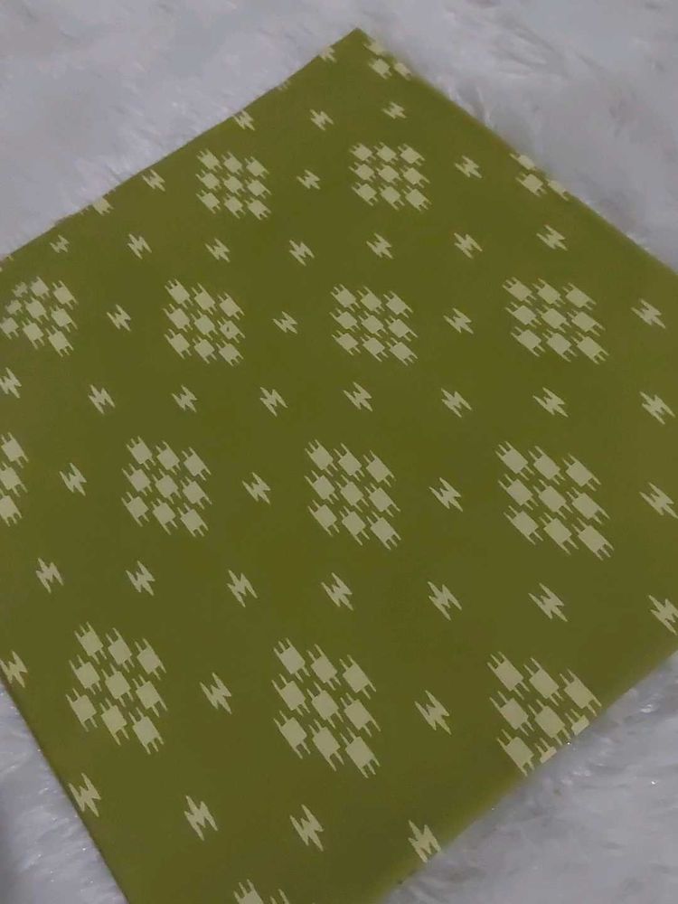 Green Patterned Fabric