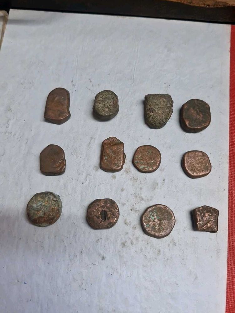 Vintage Copper Coin Collection 12 Pcs Lot ¹³