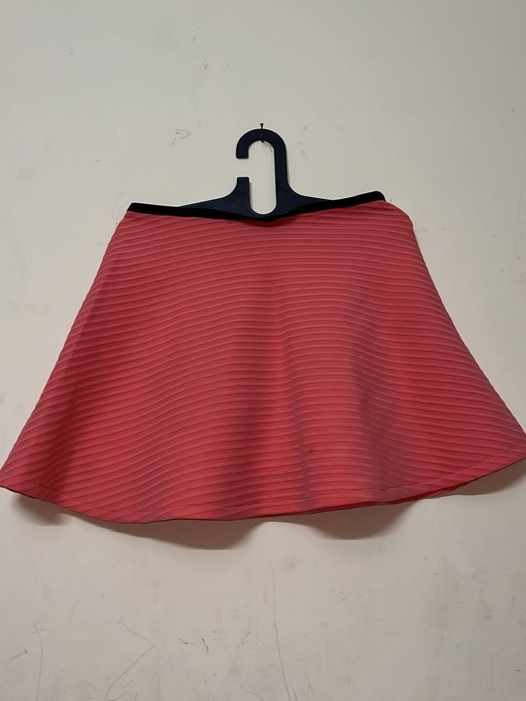 Coral Mini Skirt