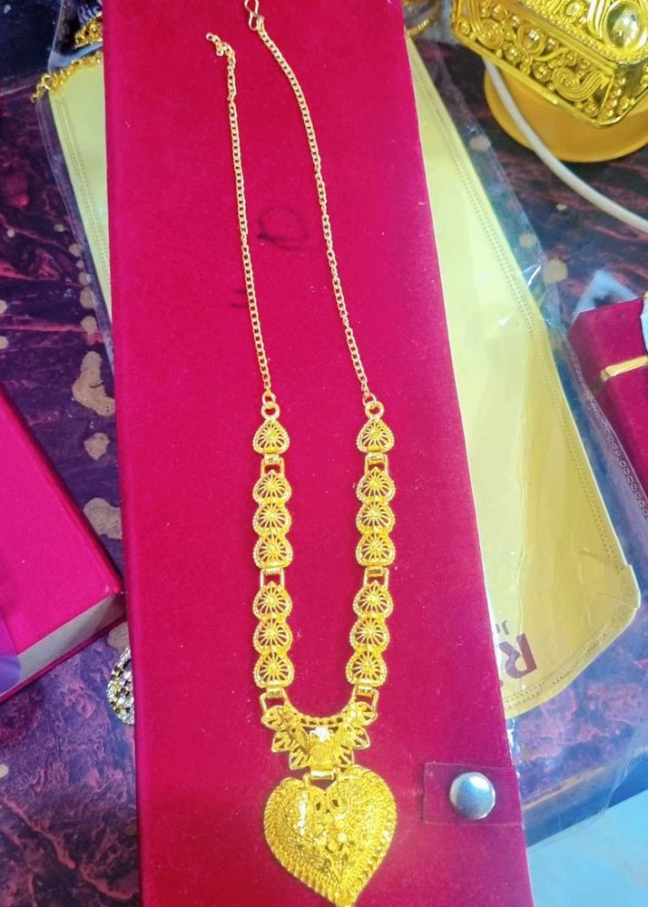 Gold Plated ladies Necklace Chain