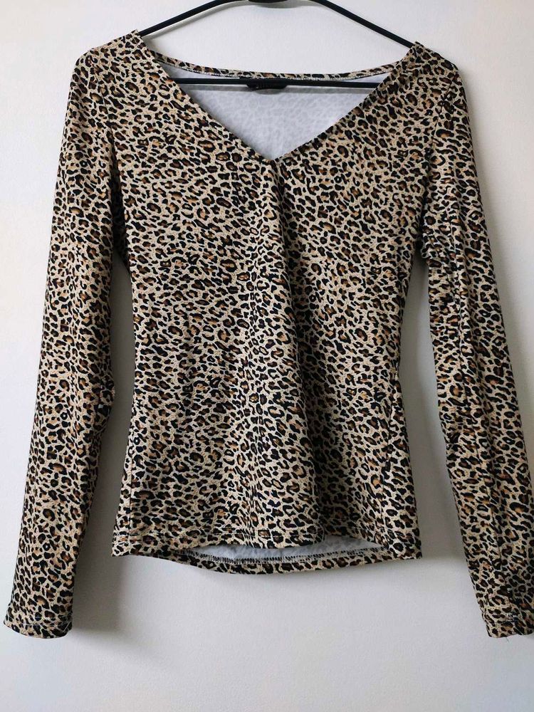 A leopard print top