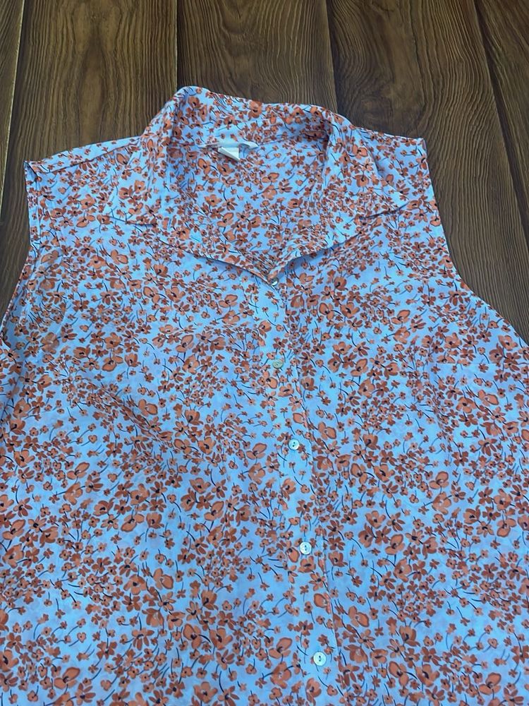Floral Sleeveless Top