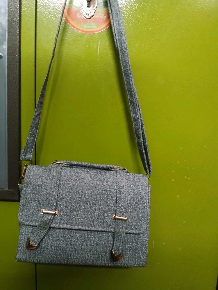 Stylish Grey Crossbody Bag