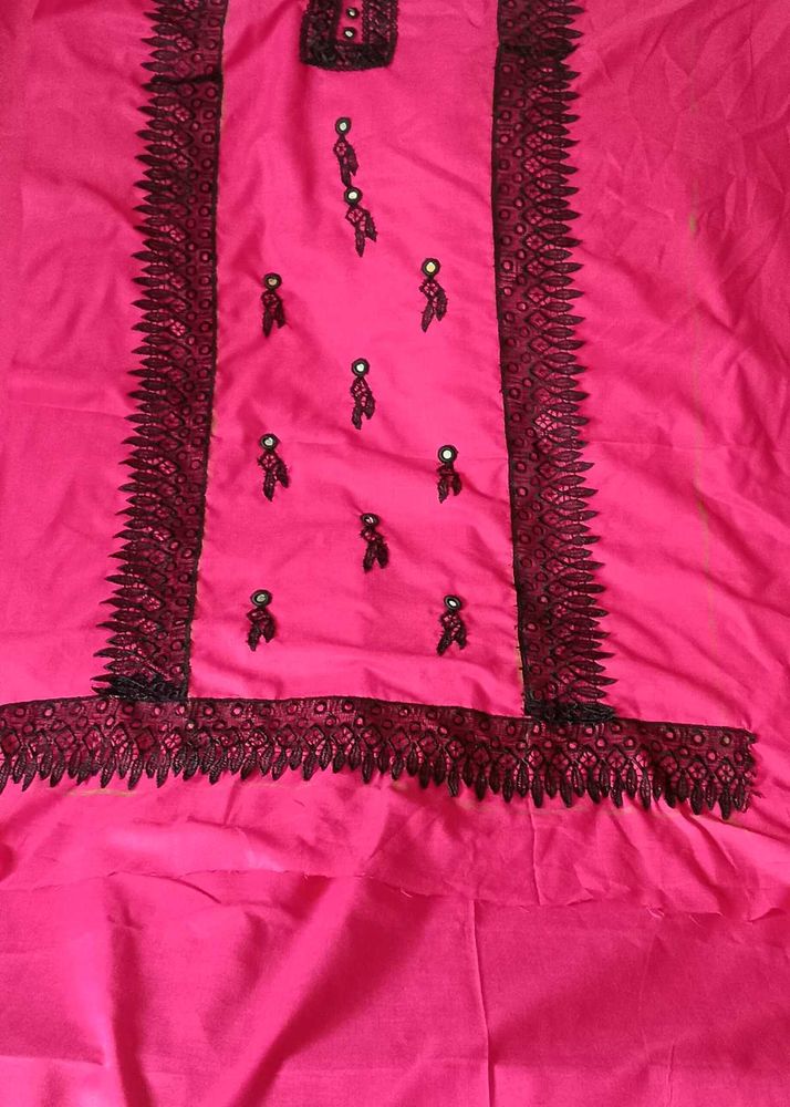 Pink Embroidered Kurta