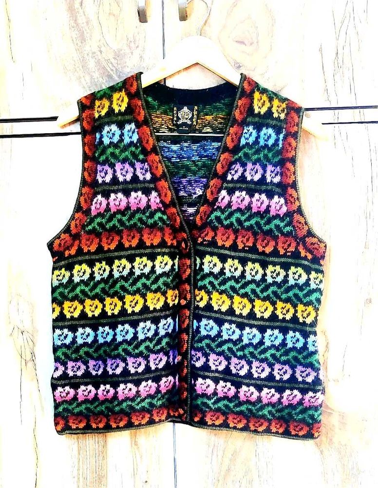 Multicolour Vest Size-38