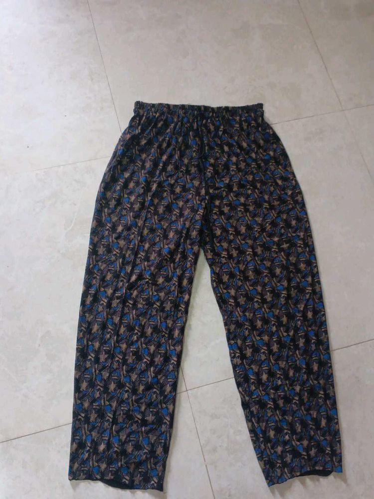Patterned Casual Pants