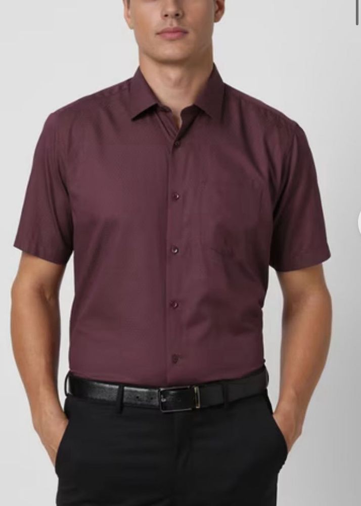 Van Heusen Men Printed Regular Fit Shirt