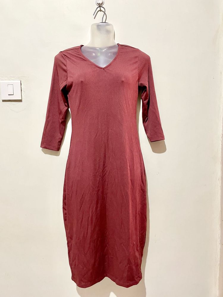 Elegant Midi Bodycon Dress