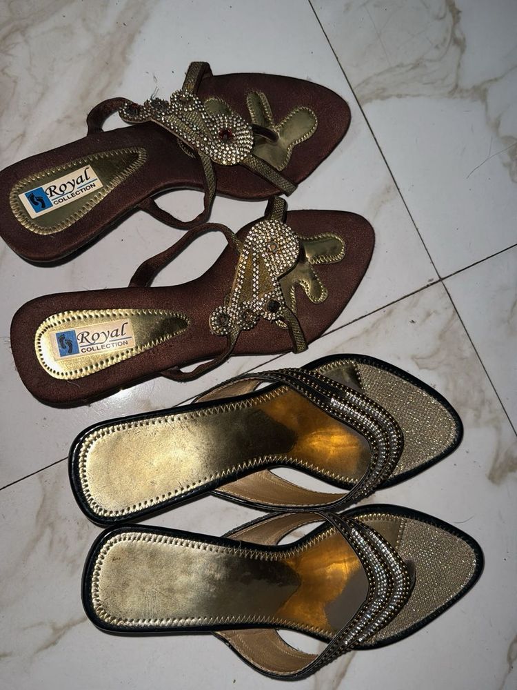 Elegant Flats &amp; Sandals Set of 2