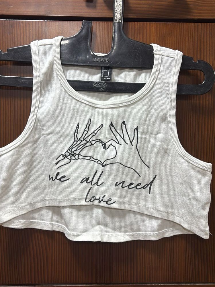 Graphic Crop Top