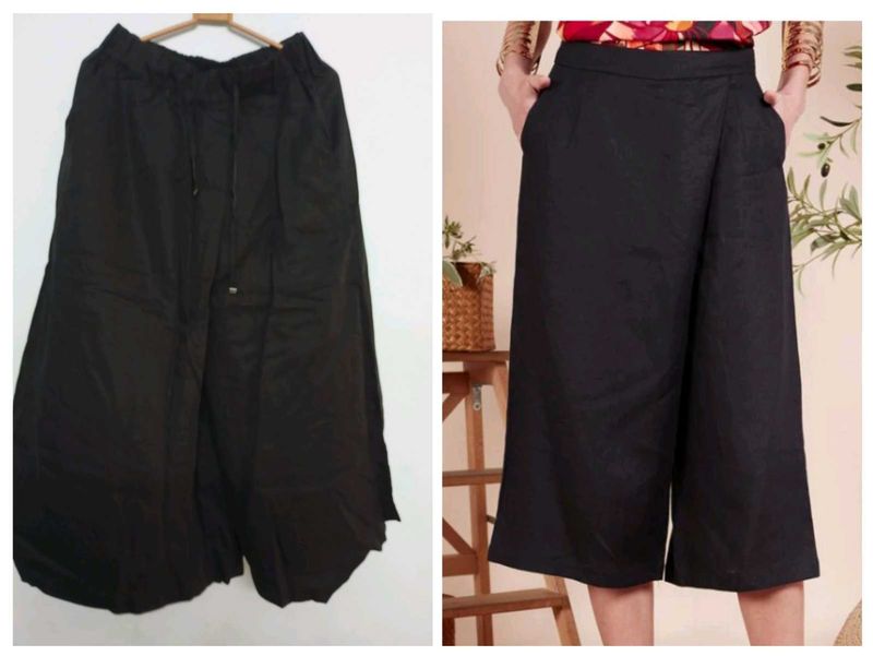 New Imported Wrap Up Wide Leg Culottes