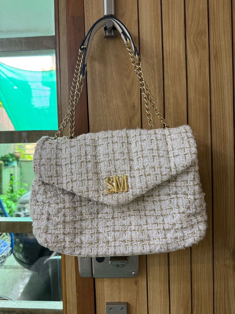 STEVE Madden Tweed Flap Bag ( Check All Photos)
