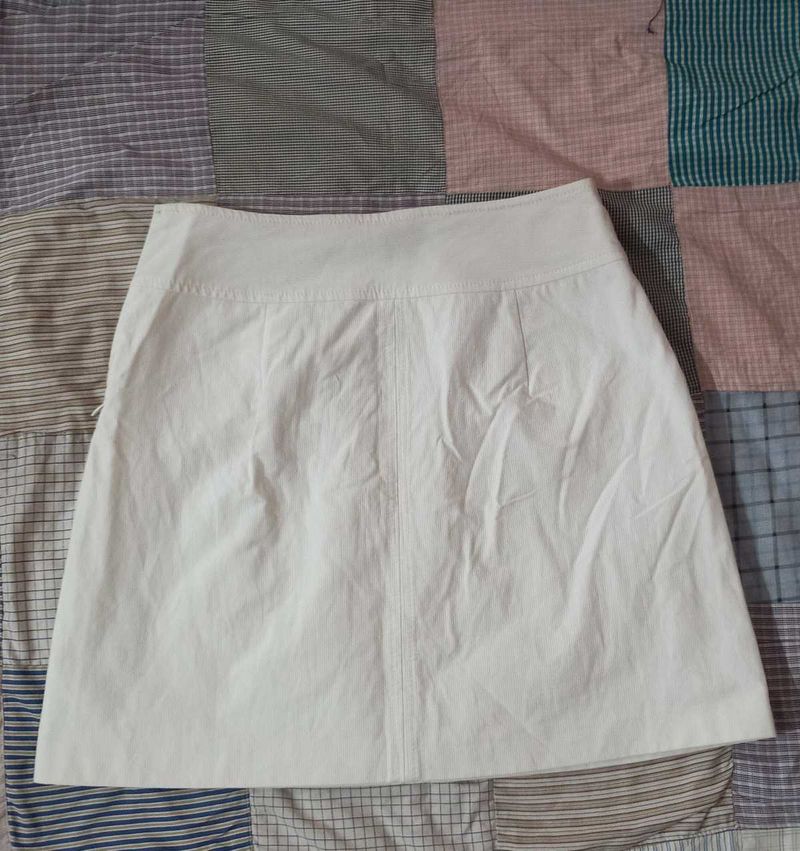 White Mini Skirt
