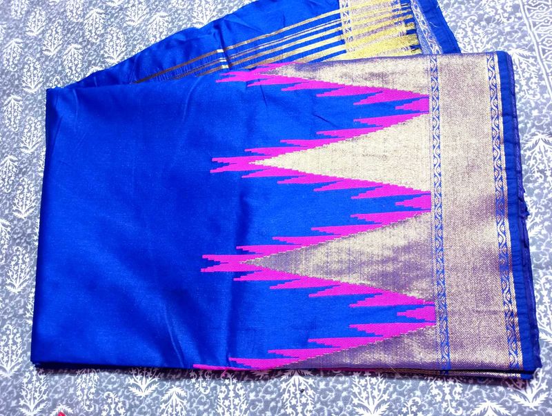 Blue Silk Saree