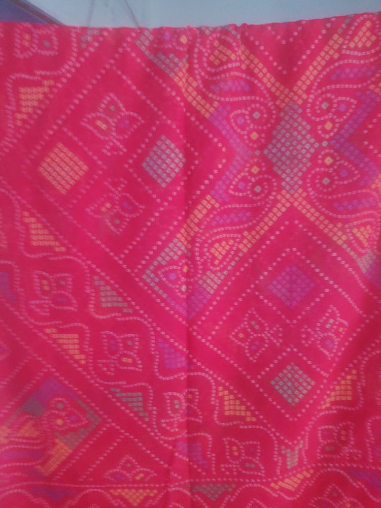 Printed Chunri Saree