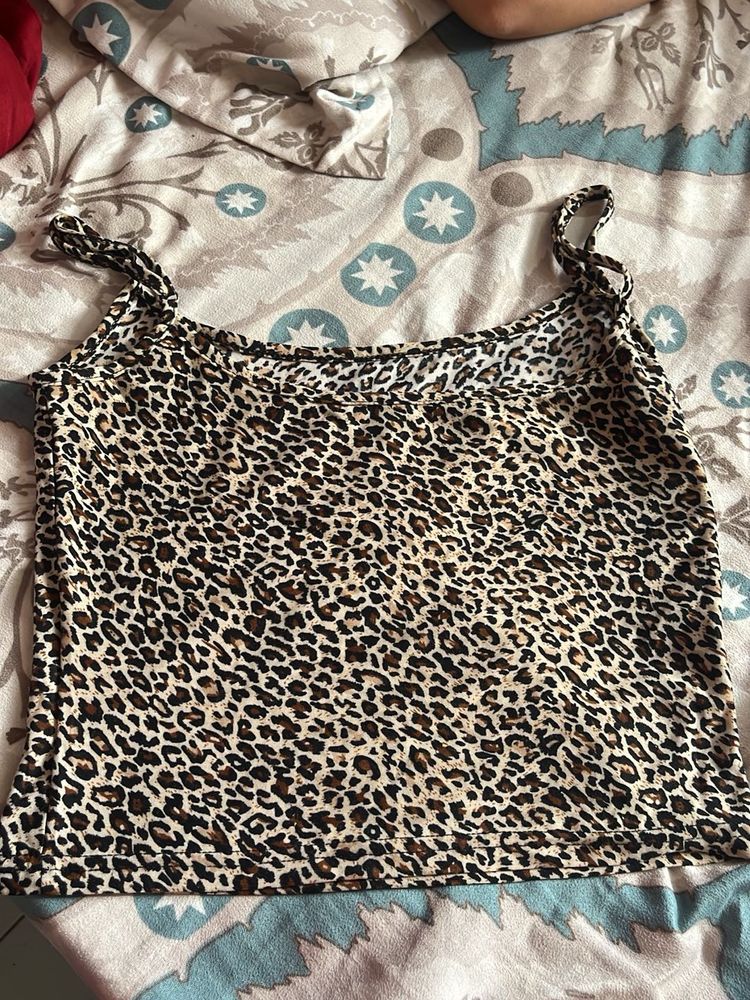 Savana Leopard Print Cami Top