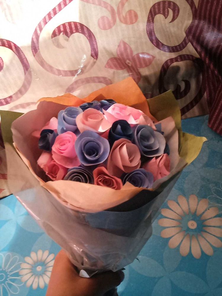 Handmade Paper Rose Bouquet