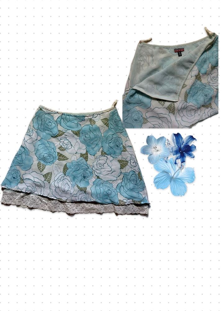 Floral vintage Mini Skirt
