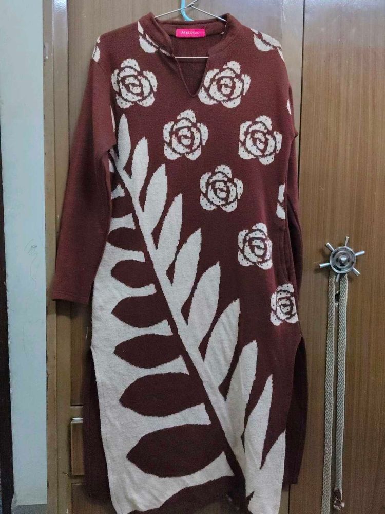 Floral Brown Tunic