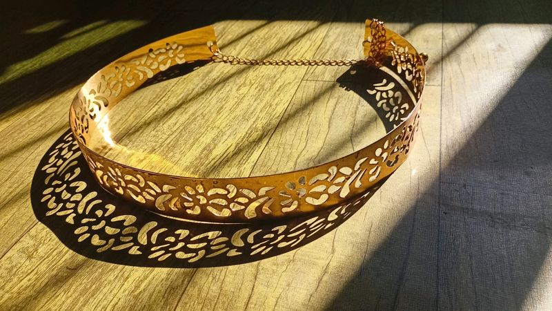 Golden Belt For Saree/Gown/Lehenga ❤️