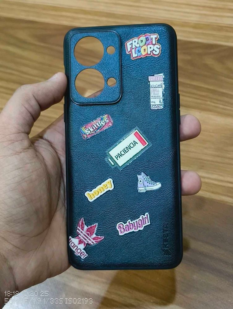 Sticker-Adorned Phone Case