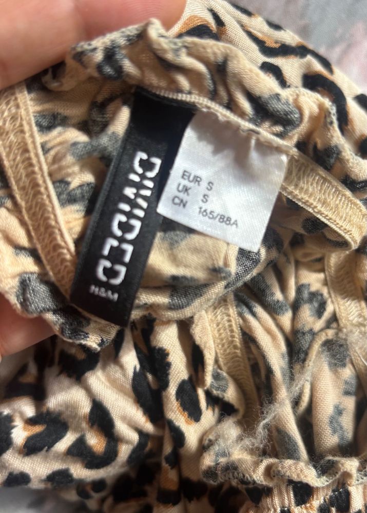 H&amp;M Divided Leopard Print Top - Size S