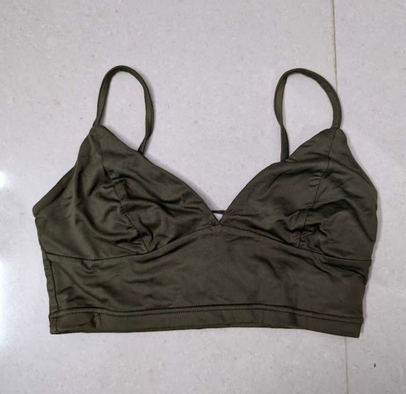 Olive Green Bralette