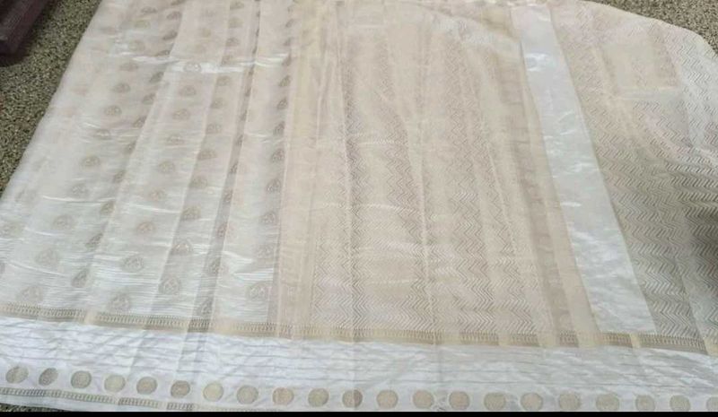 New Off White Wedding Collection Saree