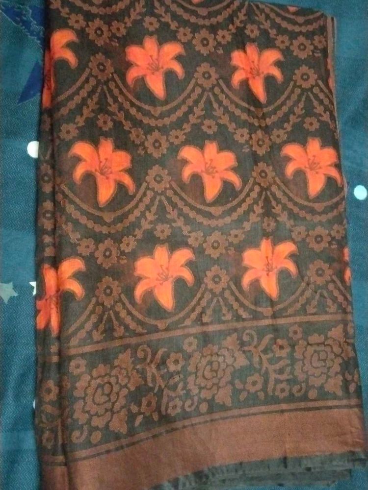 Floral Print Saree