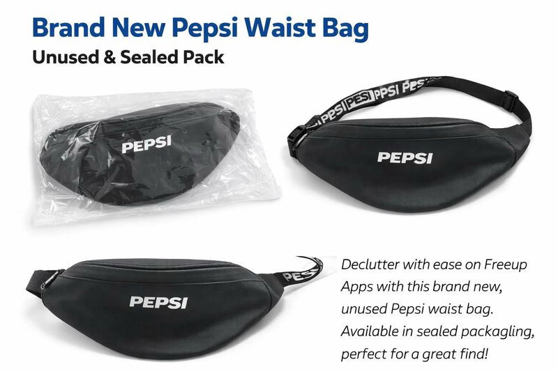🖤 Pepsi Branded Waist Bag / Crossbody Sling