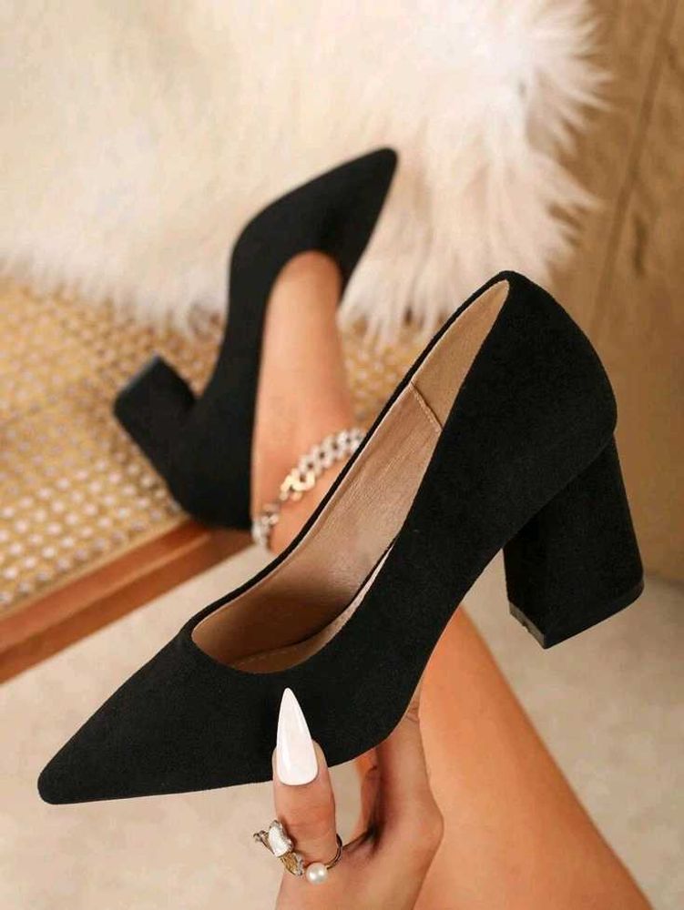 Black Ballerina Heels