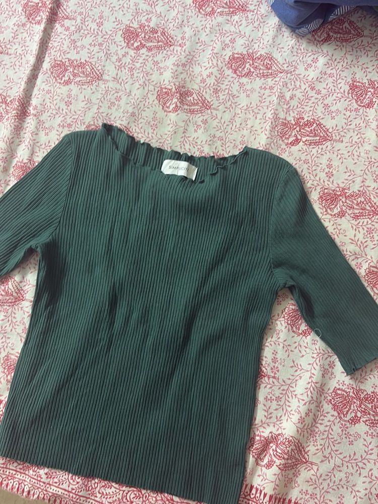 Irregular Neck Top