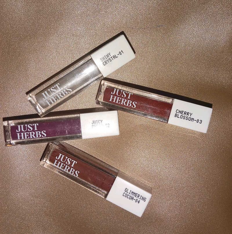 Combo Of 4 Lip Gloss Shades