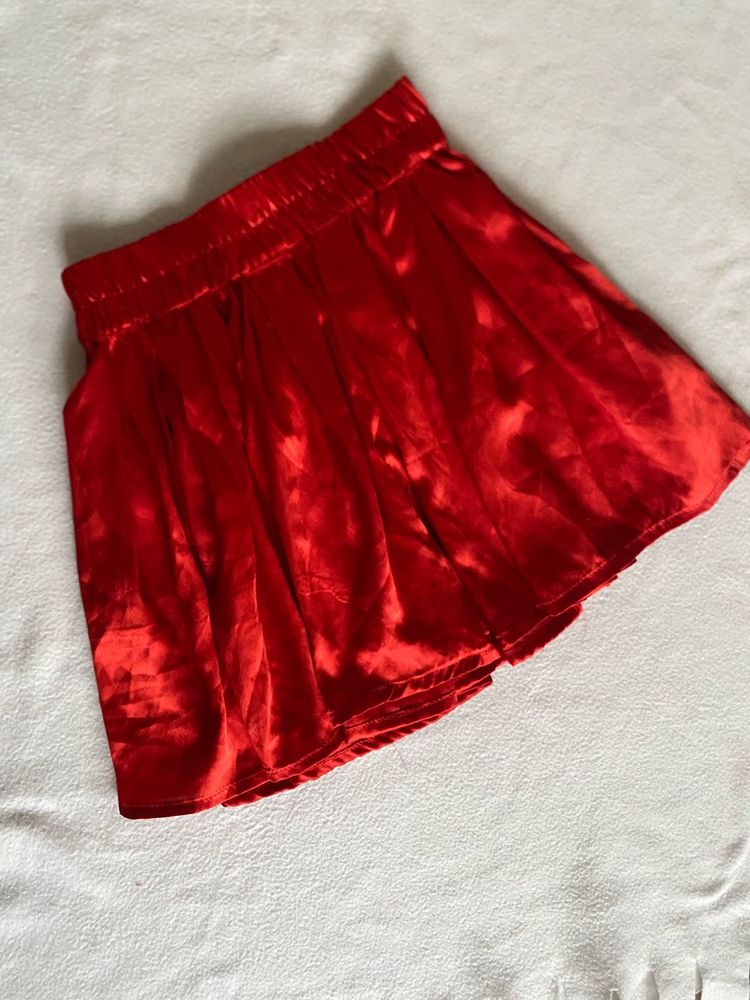 Red Mini Skirt