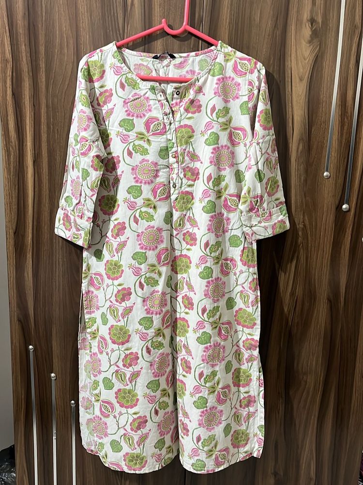 Fix Price Combo Of 3  Knee Length  Straight Kurti