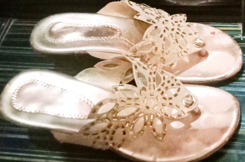 Gold Embellished Sandles
