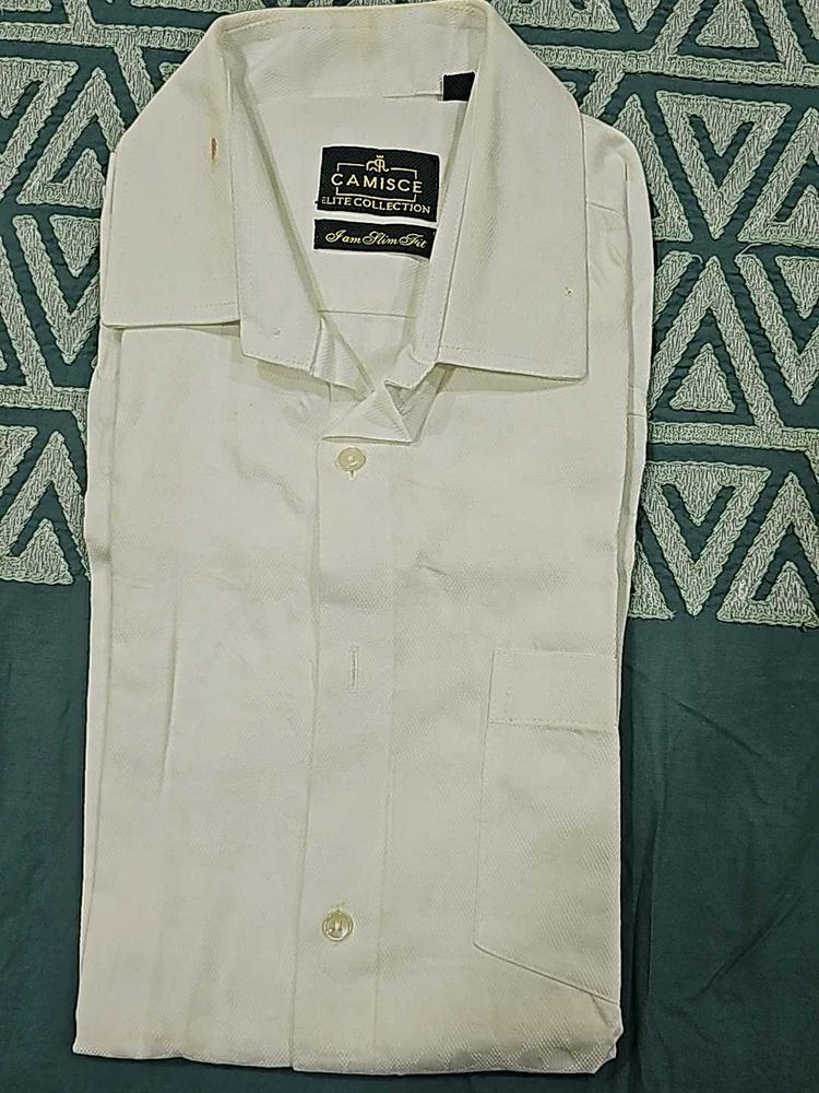 Men Formal White SHirt