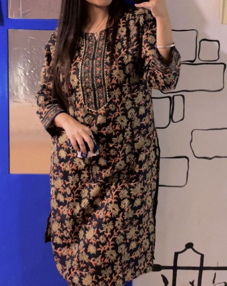 Floral Print Kurta Set