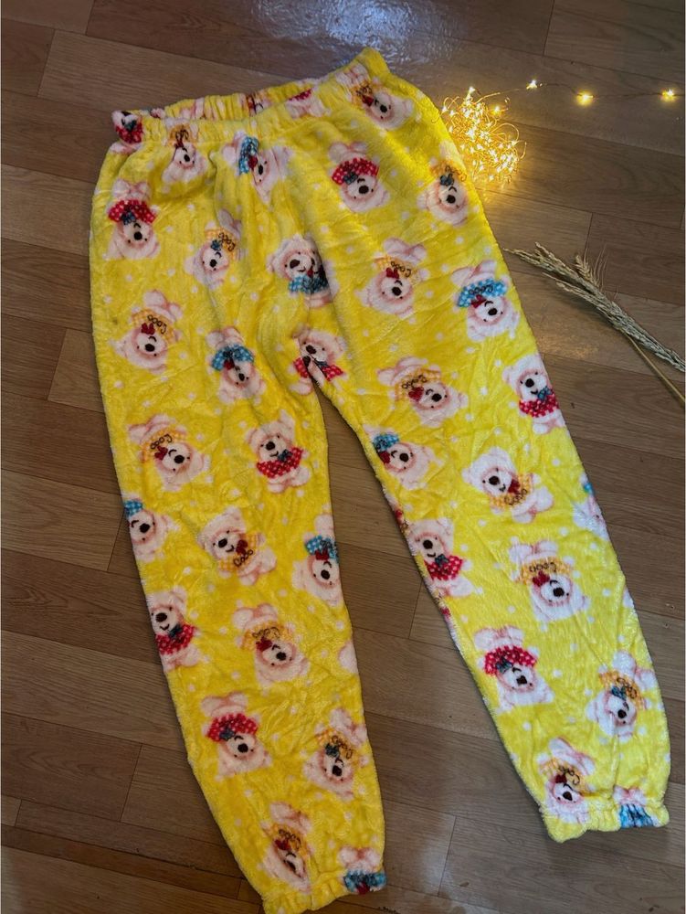 Cute Bear Print Lounge Pants