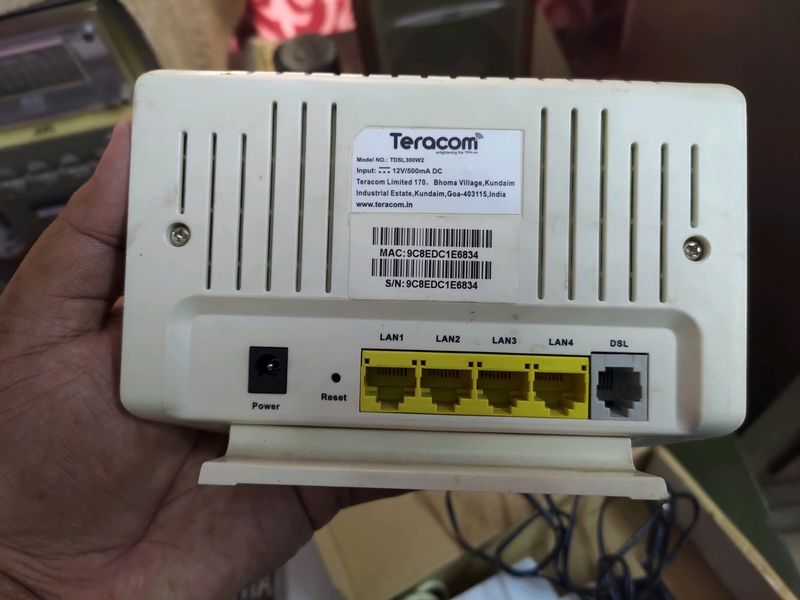 Teracom TDSL300W2 ADSL2+ 150 Mbps WiFi Router