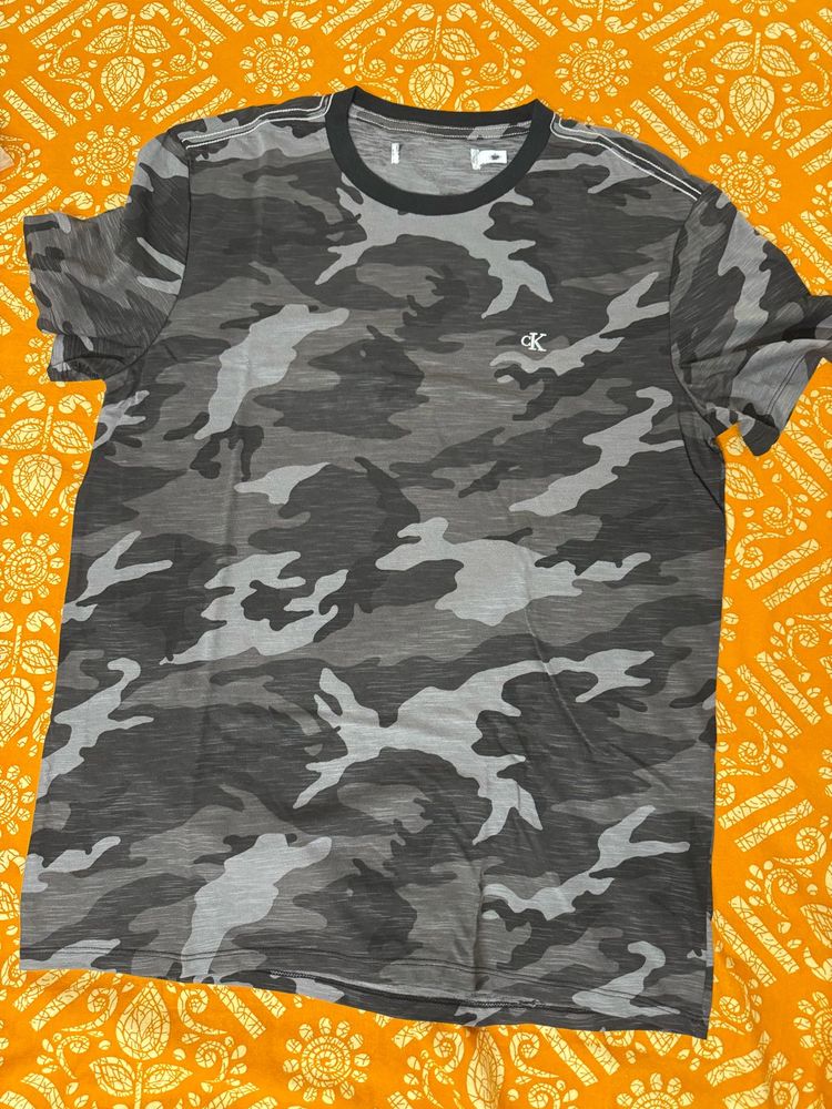 Camouflage Print Tee